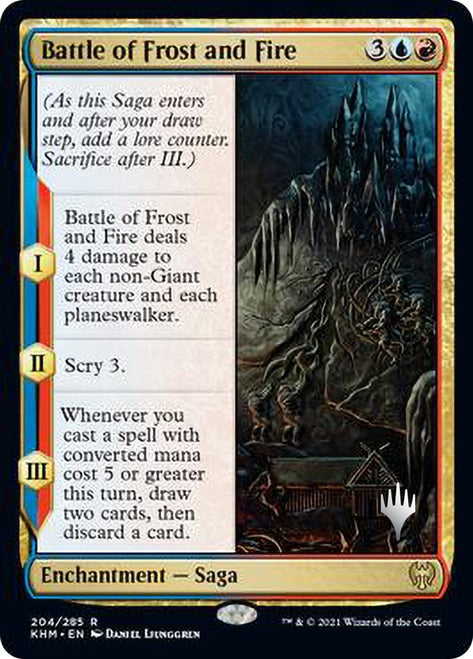 Battle of Frost and Fire [Kaldheim Promo Pack] | Gate City Games LLC