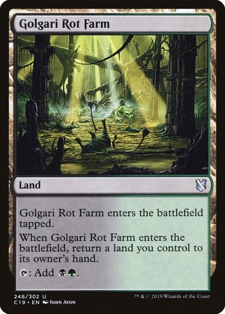 Golgari Rot Farm [Commander 2019] | Gate City Games LLC