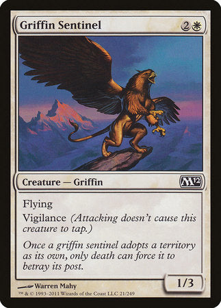 Griffin Sentinel [Magic 2012] | Gate City Games LLC