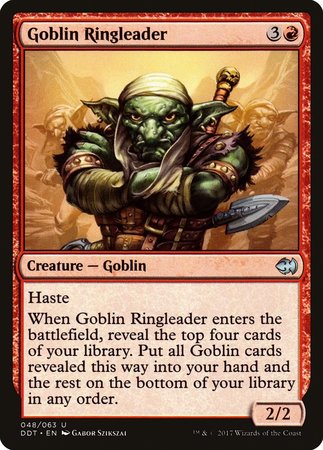 Goblin Ringleader [Duel Decks: Merfolk vs. Goblins] | Gate City Games LLC