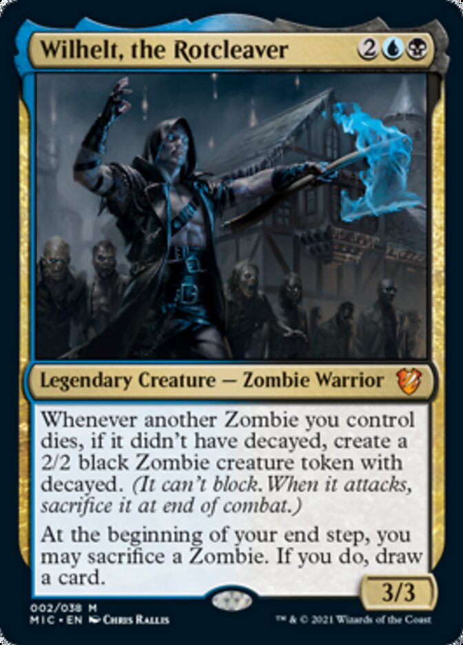 Wilhelt, the Rotcleaver (Display Commander) [Innistrad: Midnight Hunt Commander] | Gate City Games LLC