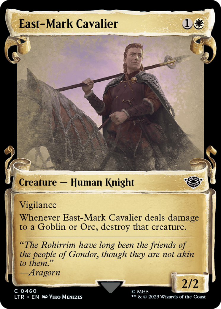 East-Mark Cavalier [The Lord of the Rings: Tales of Middle-Earth Showcase Scrolls] | Gate City Games LLC