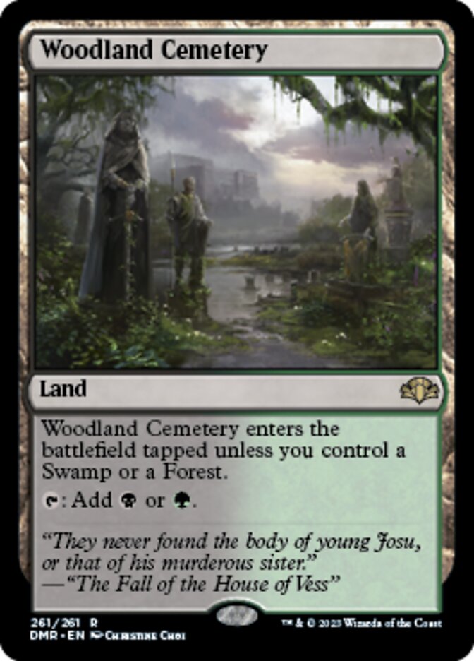 Woodland Cemetery [Dominaria Remastered] | Gate City Games LLC