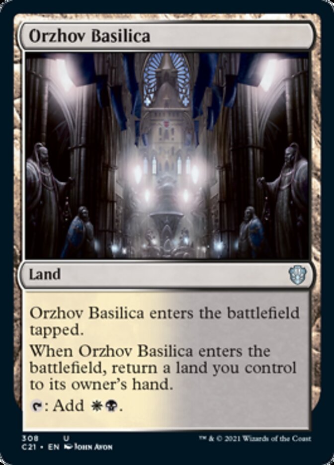 Orzhov Basilica [Commander 2021] | Gate City Games LLC