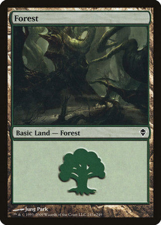 Forest (247a) [Zendikar] | Gate City Games LLC