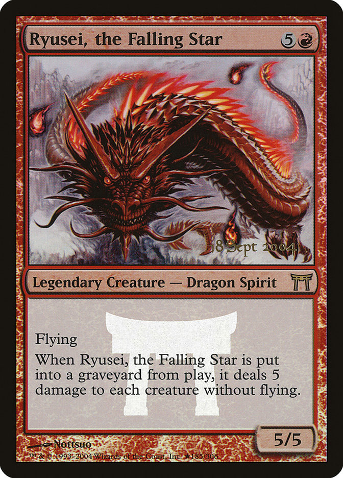 Ryusei, the Falling Star [Champions of Kamigawa Promos] | Gate City Games LLC