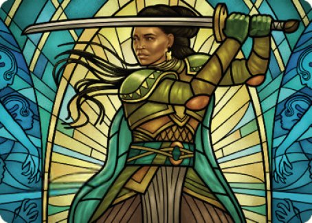 Shanna, Purifying Blade Art Card 2 [Dominaria United Art Series] | Gate City Games LLC