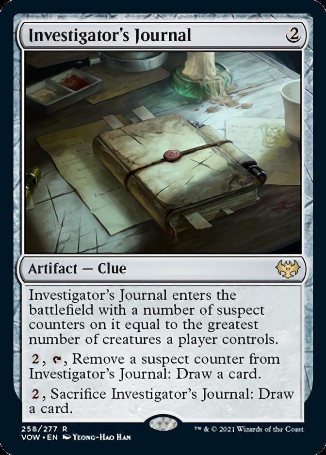 Investigator's Journal [Innistrad: Crimson Vow] | Gate City Games LLC