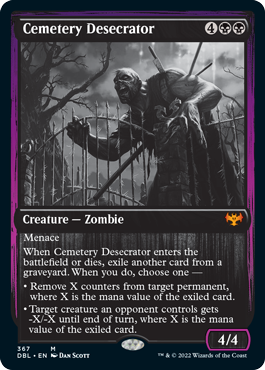 Cemetery Desecrator [Innistrad: Double Feature] | Gate City Games LLC