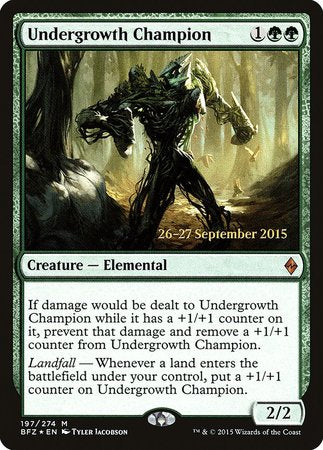 Undergrowth Champion [Battle for Zendikar Promos] | Gate City Games LLC