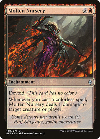 Molten Nursery [Battle for Zendikar] | Gate City Games LLC