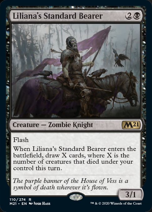 Liliana's Standard Bearer [Core Set 2021] | Gate City Games LLC