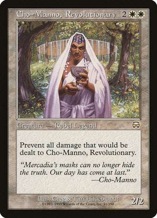 Cho-Manno, Revolutionary [Mercadian Masques] | Gate City Games LLC