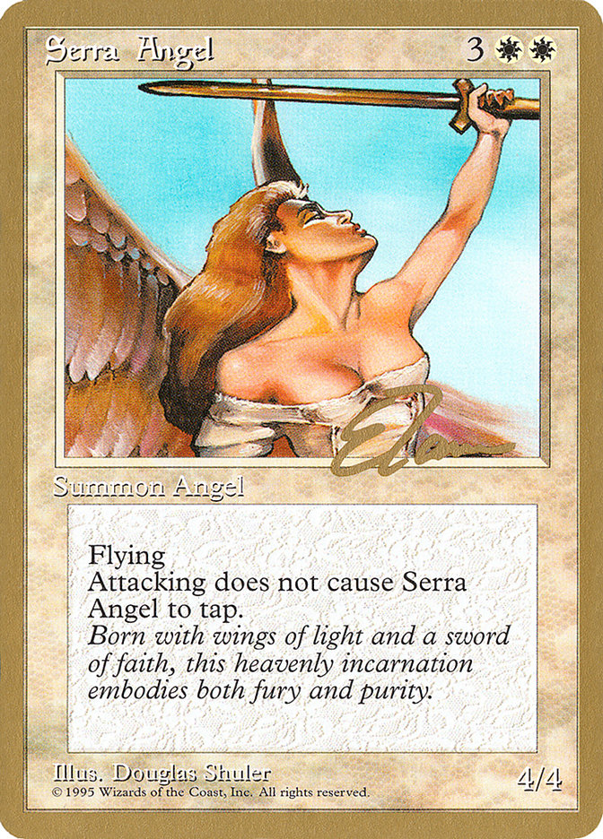 Serra Angel (Eric Tam) [Pro Tour Collector Set] | Gate City Games LLC