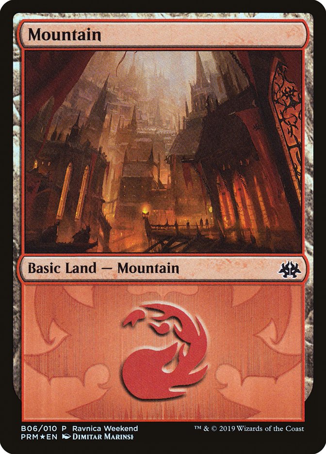 Mountain (B06) [Ravnica Allegiance Guild Kit] | Gate City Games LLC