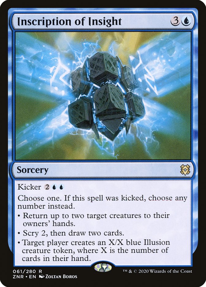 Inscription of Insight [Zendikar Rising] | Gate City Games LLC