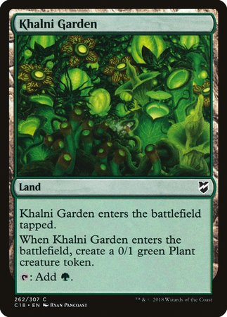 Khalni Garden [Commander 2018] | Gate City Games LLC