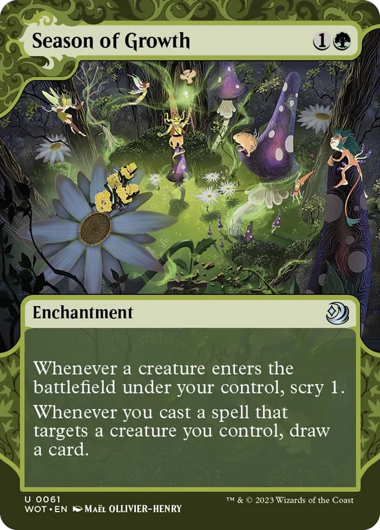 Season of Growth [Wilds of Eldraine: Enchanting Tales] | Gate City Games LLC