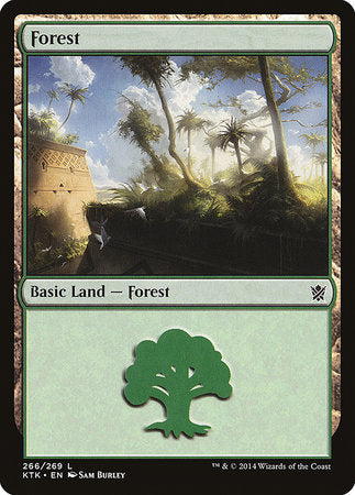 Forest (266) [Khans of Tarkir] | Gate City Games LLC