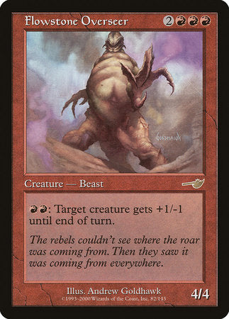 Flowstone Overseer [Nemesis] | Gate City Games LLC