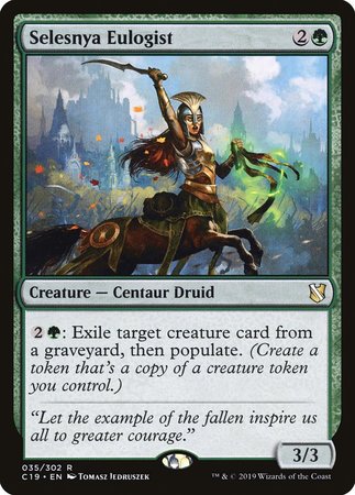 Selesnya Eulogist [Commander 2019] | Gate City Games LLC