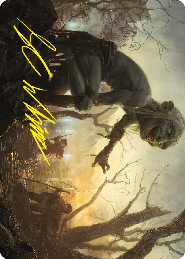 Smeagol, Helpful Guide Art Card (Gold-Stamped Signature) [The Lord of the Rings: Tales of Middle-earth Art Series] | Gate City Games LLC