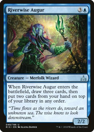 Riverwise Augur [Rivals of Ixalan] | Gate City Games LLC