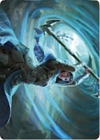 Sea Gate Stormcaller Art Card [Zendikar Rising Art Series] | Gate City Games LLC