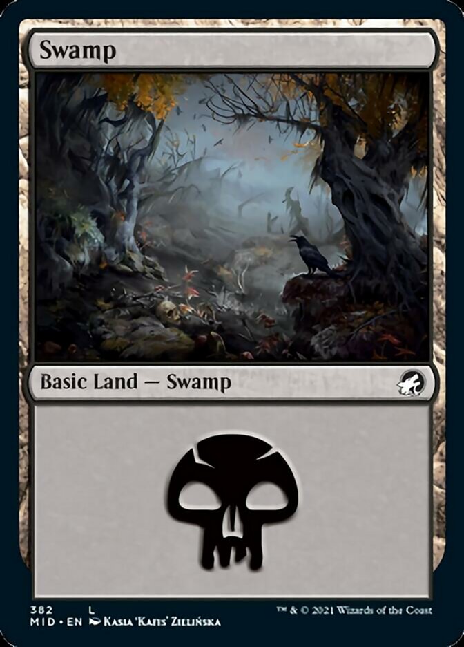 Swamp (382) [Innistrad: Midnight Hunt] | Gate City Games LLC
