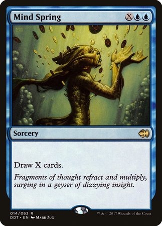 Mind Spring [Duel Decks: Merfolk vs. Goblins] | Gate City Games LLC