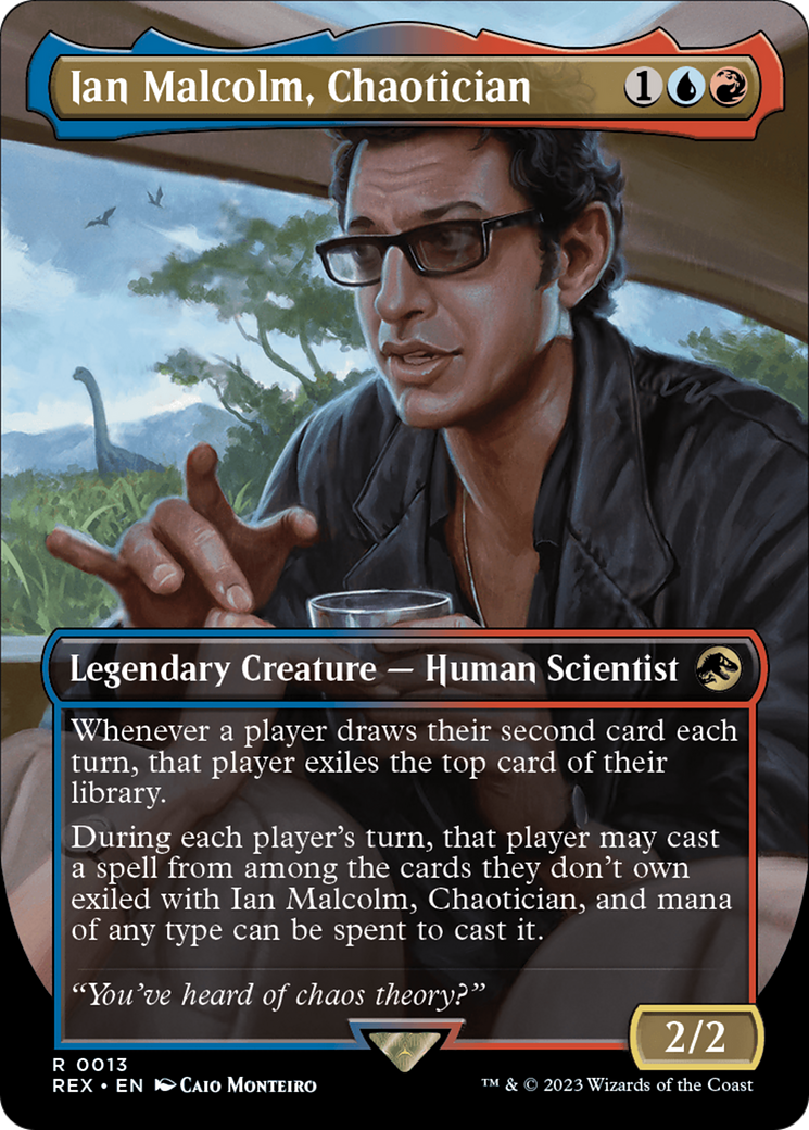 Ian Malcolm, Chaotician (Borderless) [Jurassic World Collection] | Gate City Games LLC