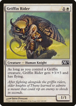 Griffin Rider [Magic 2012] | Gate City Games LLC