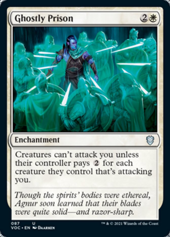 Ghostly Prison [Innistrad: Crimson Vow Commander] | Gate City Games LLC