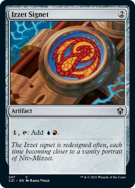 Izzet Signet [Commander 2021] | Gate City Games LLC