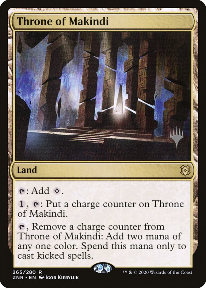 Throne of Makindi (Promo Pack) [Zendikar Rising Promos] | Gate City Games LLC