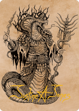 Sivriss, Nightmare Speaker Art Card (51) (Gold-Stamped Signature) [Commander Legends: Battle for Baldur's Gate Art Series] | Gate City Games LLC