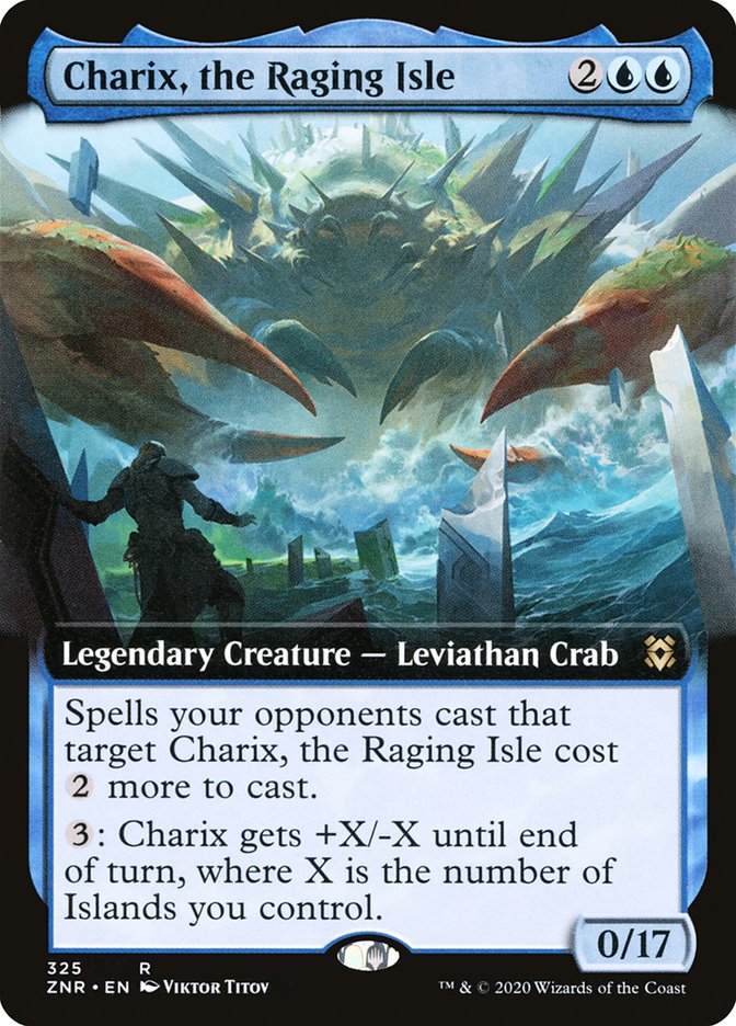 Charix, the Raging Isle (Extended Art) [Zendikar Rising] | Gate City Games LLC