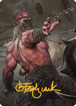 Chain Devil Art Card (Gold-Stamped Signature) [Commander Legends: Battle for Baldur's Gate Art Series] | Gate City Games LLC