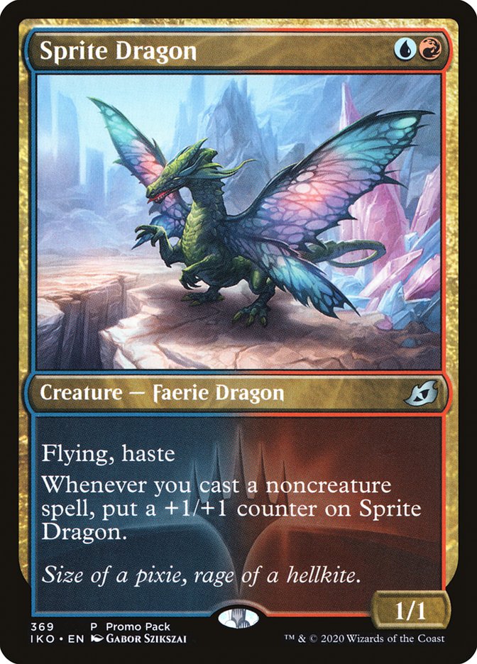 Sprite Dragon (Promo Pack) [Ikoria: Lair of Behemoths Promos] | Gate City Games LLC