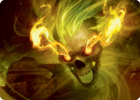 Flameskull Art Card [Dungeons & Dragons: Adventures in the Forgotten Realms Art Series] | Gate City Games LLC