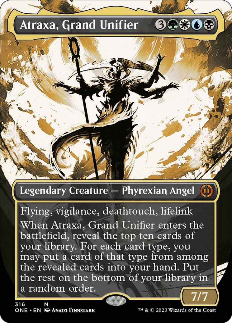 Atraxa, Grand Unifier (Borderless Ichor) [Phyrexia: All Will Be One] | Gate City Games LLC