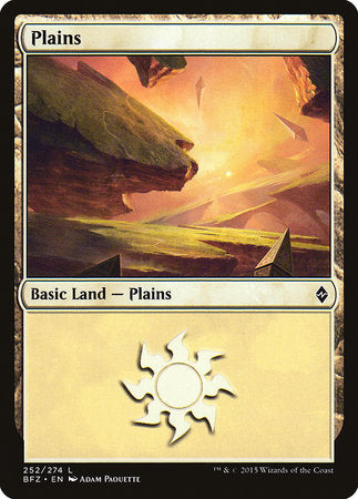 Plains (252) [Battle for Zendikar] | Gate City Games LLC