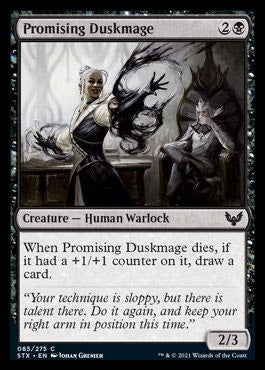 Promising Duskmage [Strixhaven: School of Mages] | Gate City Games LLC