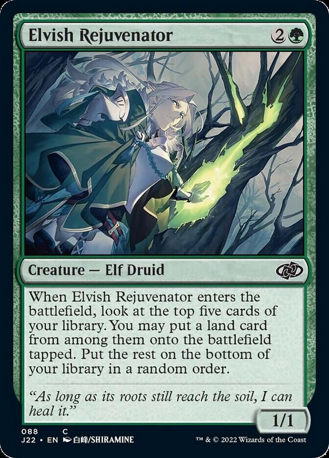 Elvish Rejuvenator [Jumpstart 2022] | Gate City Games LLC