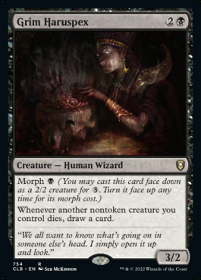 Grim Haruspex [Commander Legends: Battle for Baldur's Gate] | Gate City Games LLC