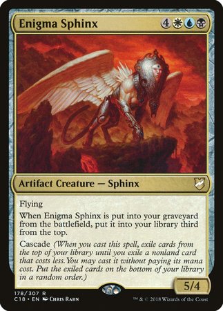 Enigma Sphinx [Commander 2018] | Gate City Games LLC