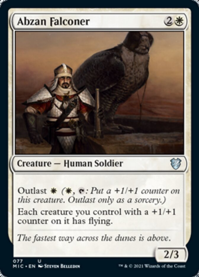 Abzan Falconer [Innistrad: Midnight Hunt Commander] | Gate City Games LLC