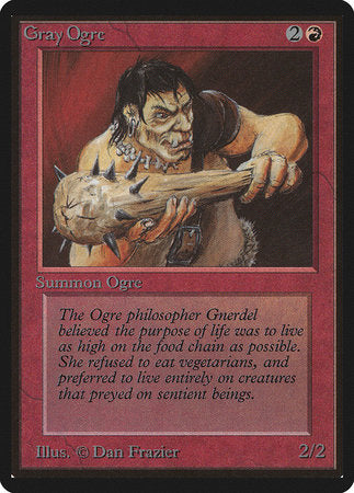 Gray Ogre [Limited Edition Beta] | Gate City Games LLC