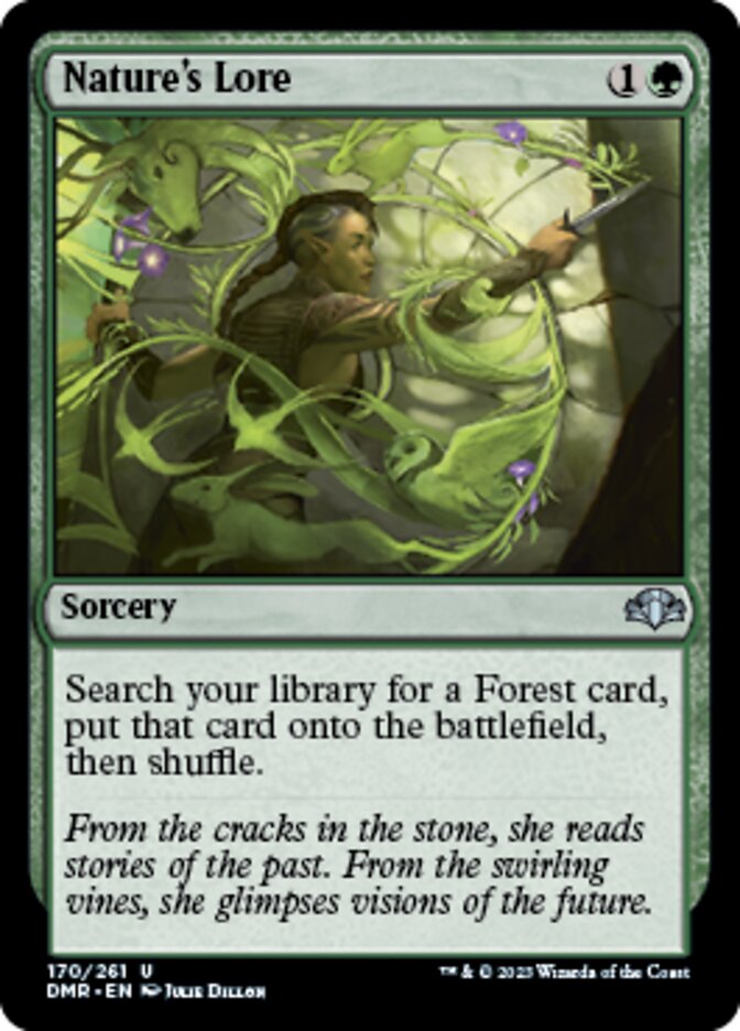 Nature's Lore [Dominaria Remastered] | Gate City Games LLC