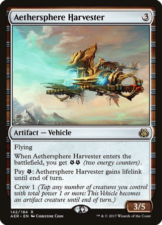 Aethersphere Harvester [Aether Revolt] | Gate City Games LLC